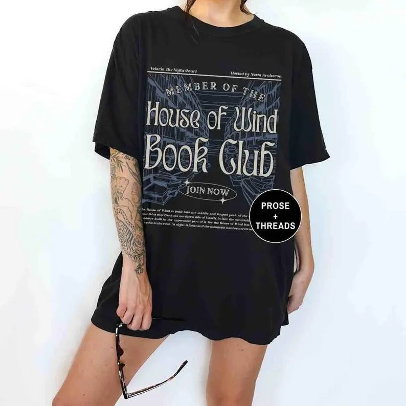 Acotar Acotar Acotar Acotar Acotar Velaris Shirt House Wind Book Club Shirt SJM Throne Glass Sarah J Maas T-Shirts