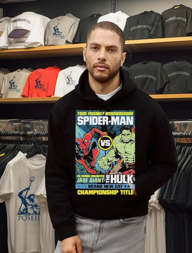 Amc Theatres Spider-man Brand New Day Men’s Championship Title T-shirt