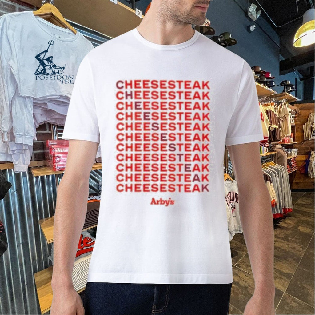 Arby’s Cheesesteak Maroon T-shirt