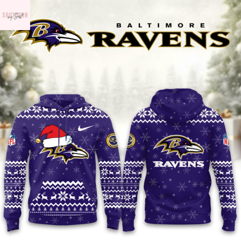 Baltimore Ravens Christmas 2025 Hoodie
