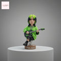 Billie Eilish Green Hair Guitar Bobblehead