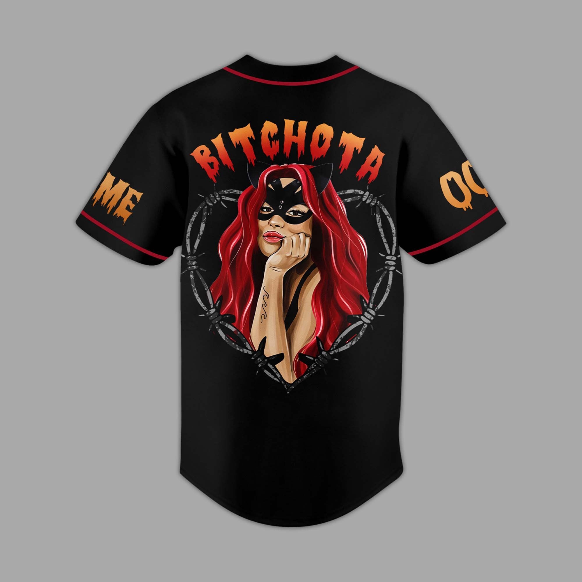 Black Cool Shirt Karol G Bitchota Music Custom Baseball Jersey