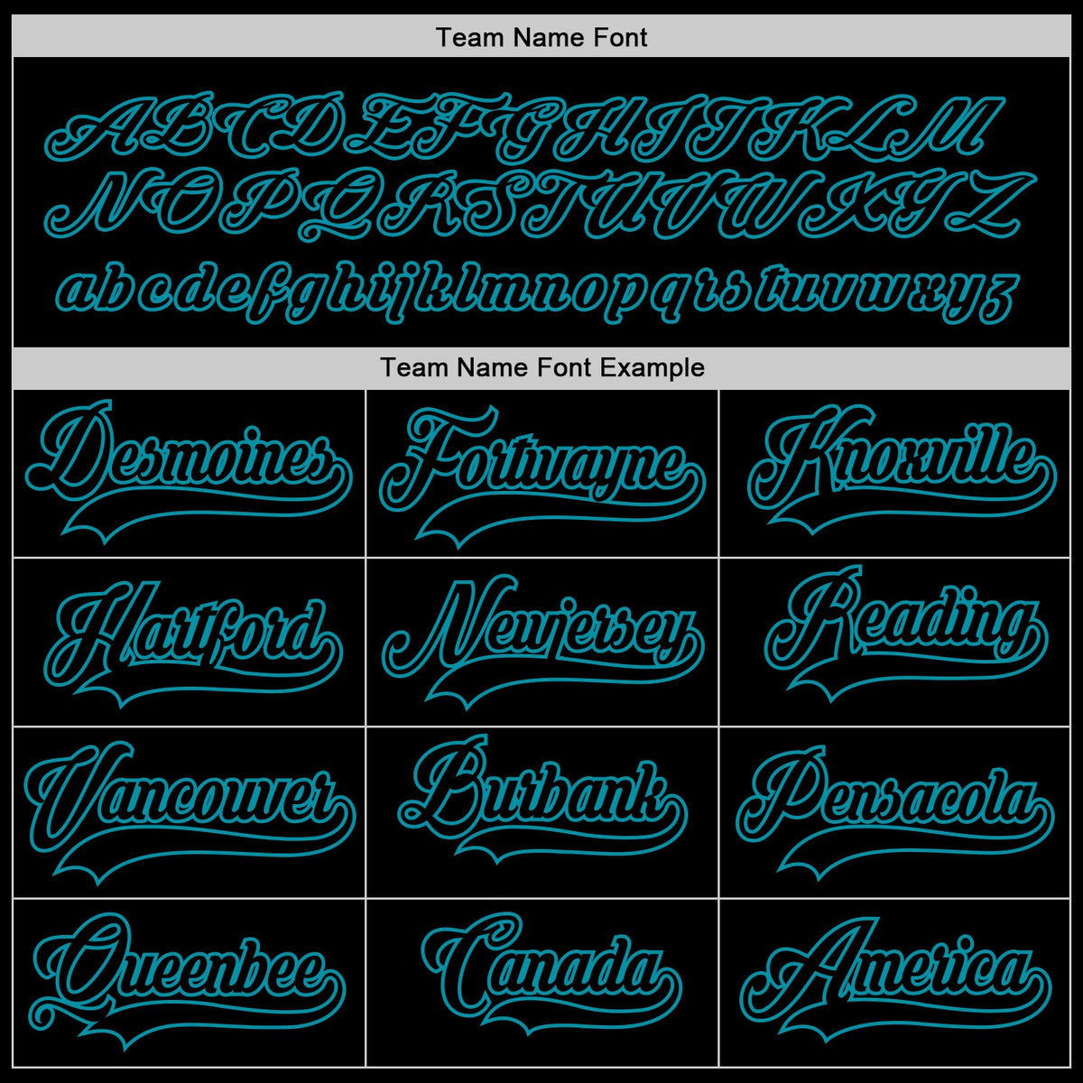 Custom Black Black-Teal Hockey Jersey