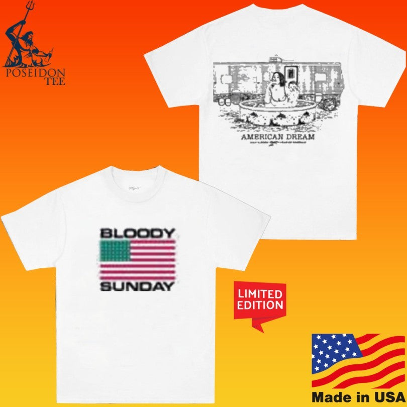 Bloody Sunday American Dream Sunday Flag T-shirt