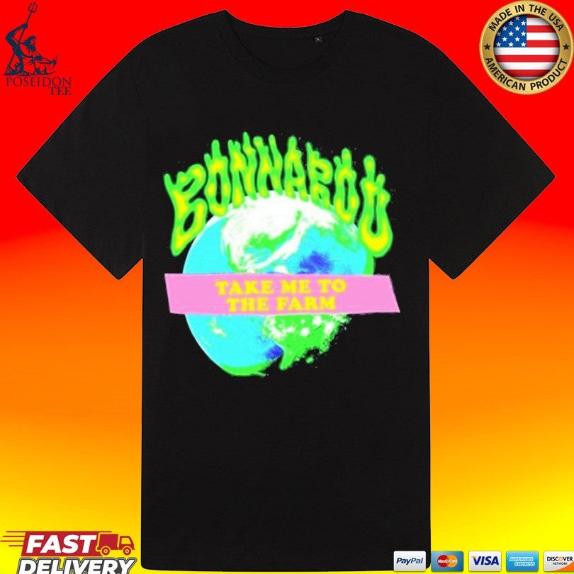 Bonnaroo Take Me To The Farm Imogene Willie X Roo Globe T-shirt