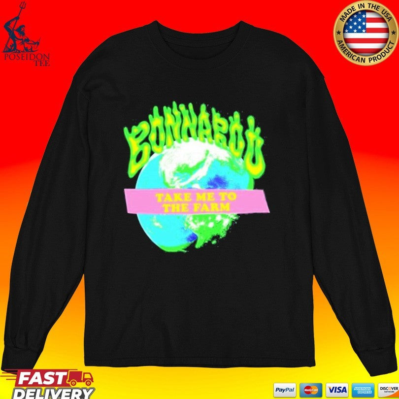 Bonnaroo Take Me To The Farm Imogene Willie X Roo Globe T-shirt