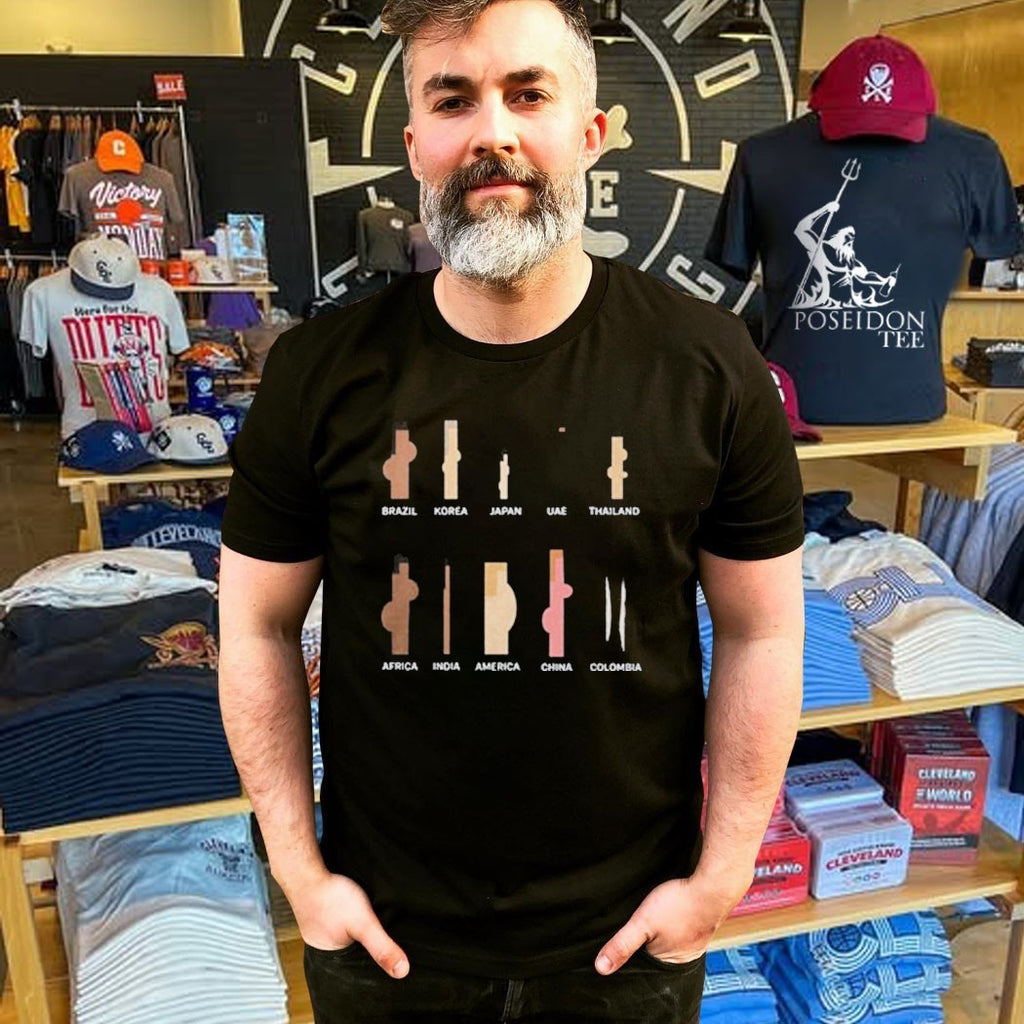 Brazil Korea Japan Uae Thailand Africa India America China Colombia T-shirt