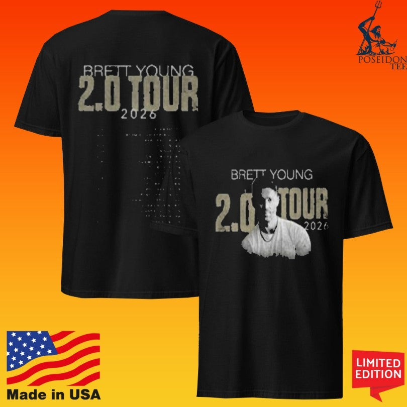 Brett Young Music 2026 Tour T-shirt