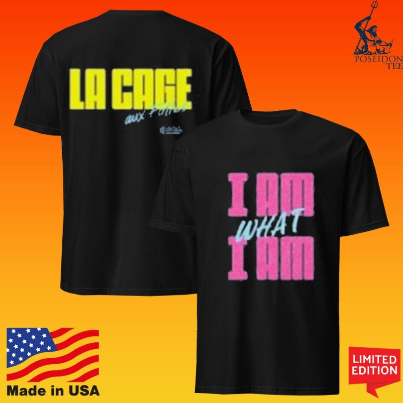Broadway Merchandise New York City Center La Cage Aux Folles I Am What I Am T-shirt