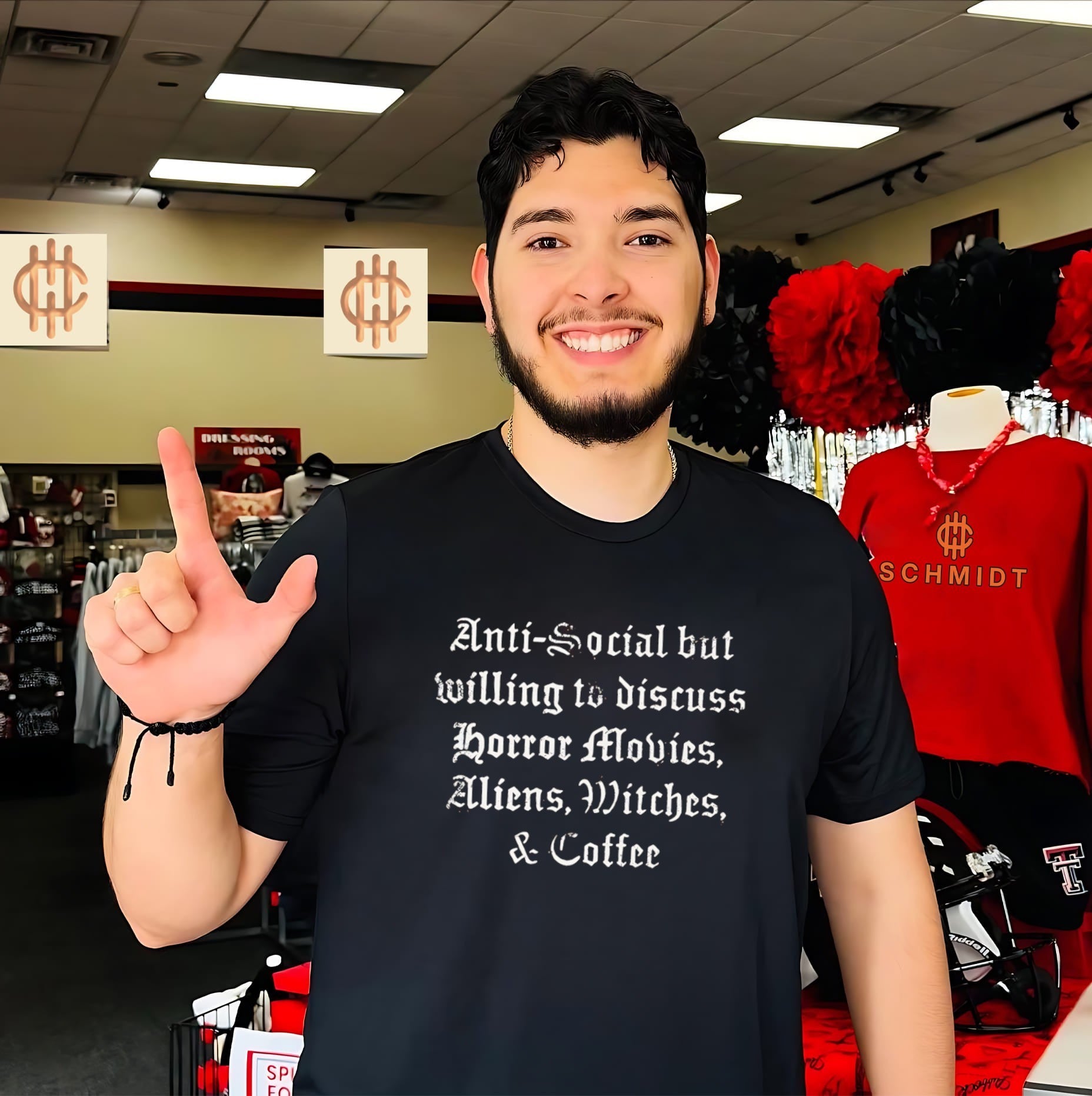 Anti-Social but willing to discuss Horror Shirt