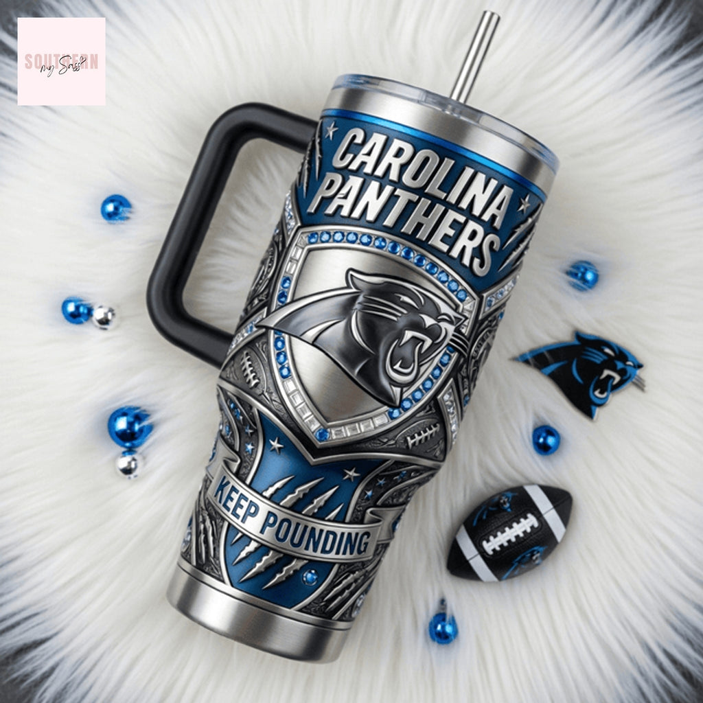 Carolina Panthers Keep Pounding Tumbler
