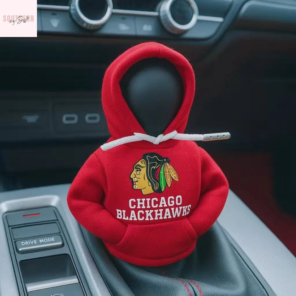 Chicago Blackhawks Car Gear Shift Hoodie