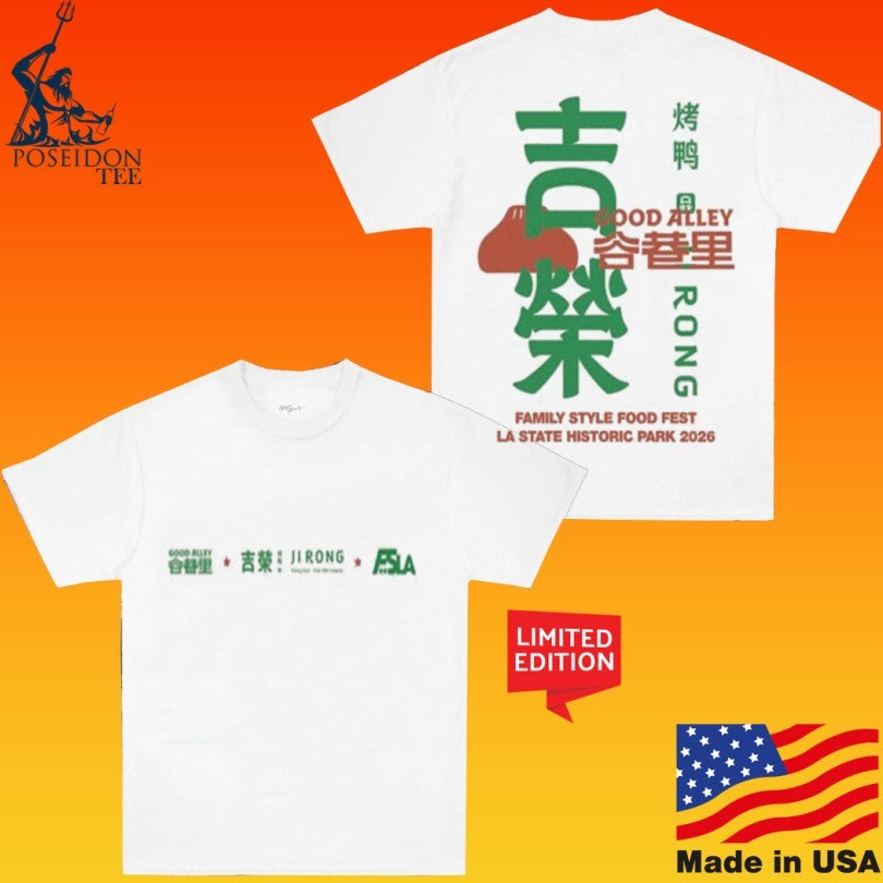Complex Family Style La X Ji Rong Good Alley T-shirt