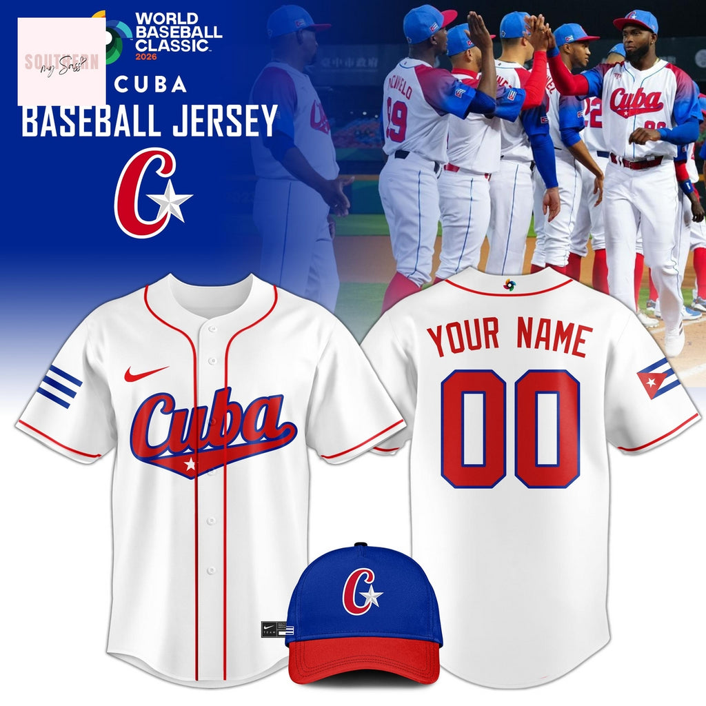 Cuba Baseball 2026 World Baseball Jersey – White