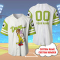 Custom Name And Number Dopey Dwarf Custom Baseball Jersey Striped