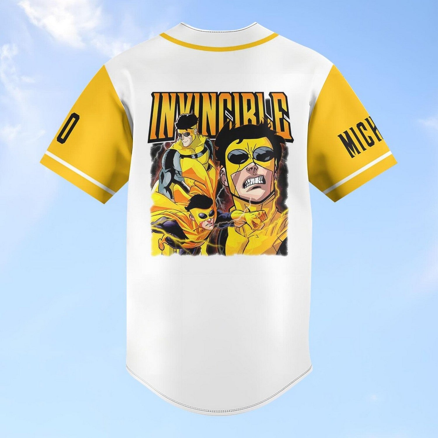 Custom Name And Number Invincible Mark Baseball Jersey