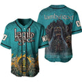 Custom Name And Number Lamb Of God Baseball Jersey