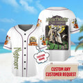 Custom Name And Number Nightmare Before Christmas White Baseball Jersey