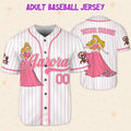 Custom Name And Number Princess Aurora Sleeping Beauty Striped White