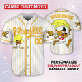 Custom Name Looney Tune Speedy Gonzales Simple Baseball Jersey