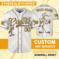 Custom Name Looney Wile E Coyete Simple Baseball Jersey