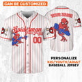 Custom Name Spiderman Spiderverse Peter Parker Baseball Jersey