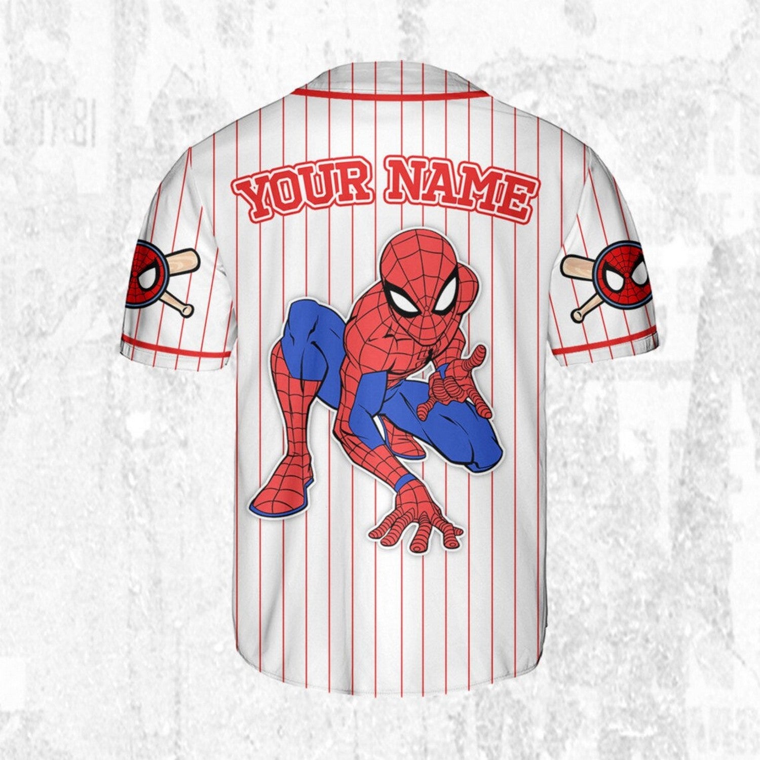 Custom Name Spiderman Spiderverse Peter Parker Baseball Jersey