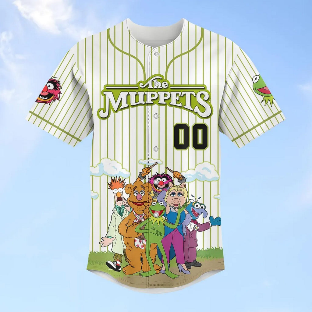 Custom Name The Muppets Baseball Jersey3