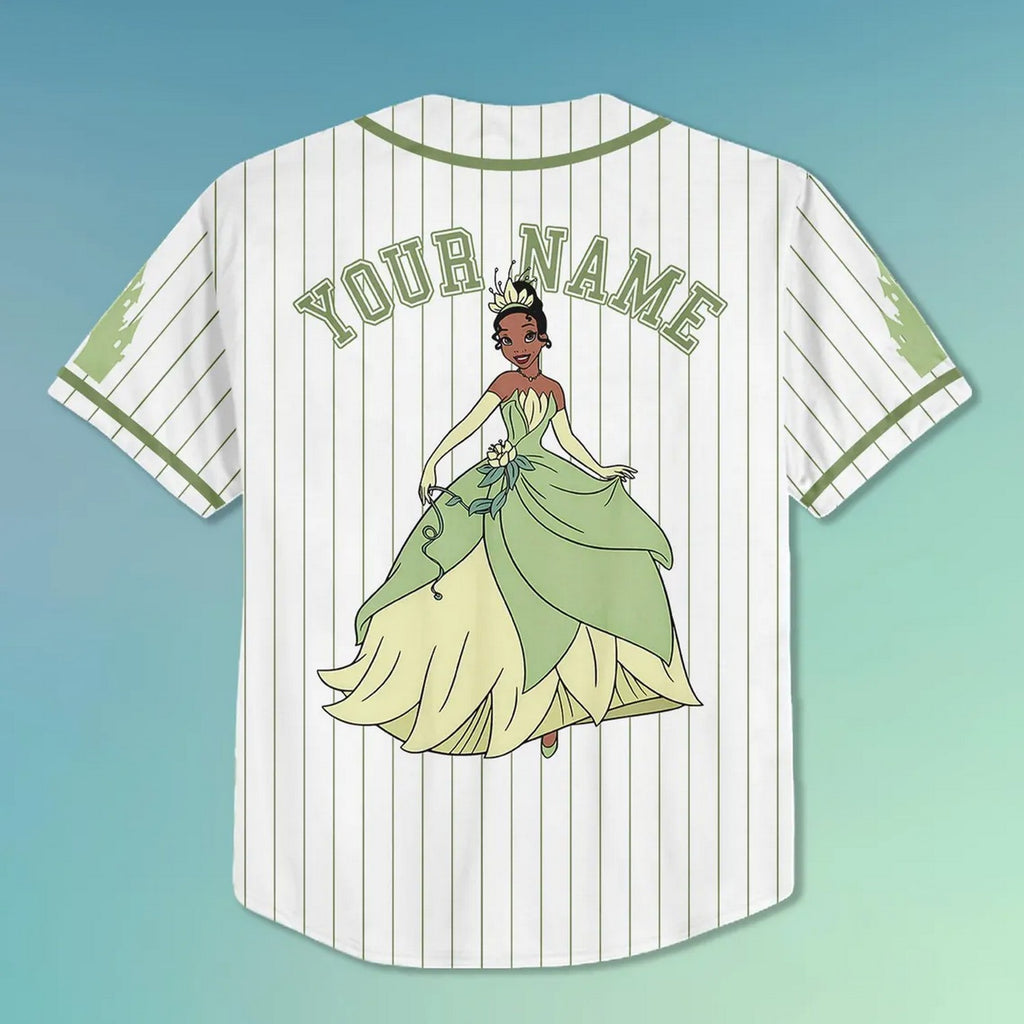Custom Name Tiana The Princess And The Frog Baseball Jersey
