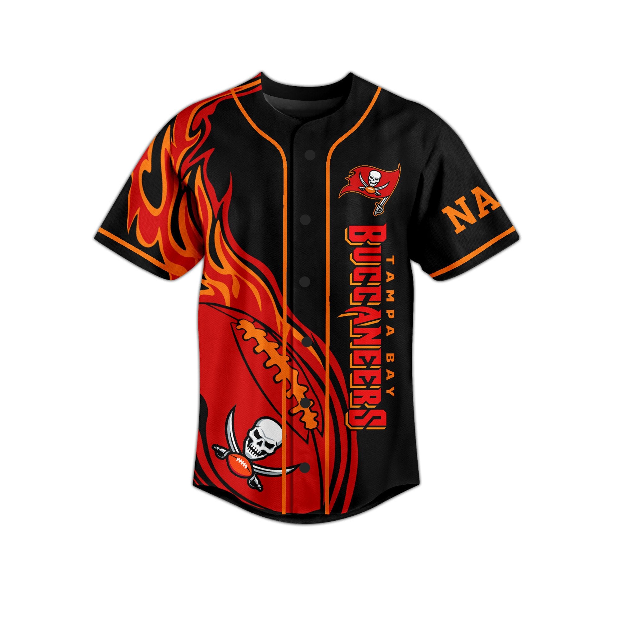 Custom Tampa Bay Buccaneers Sport Baseball Jersey Fast Shipping Worldwide