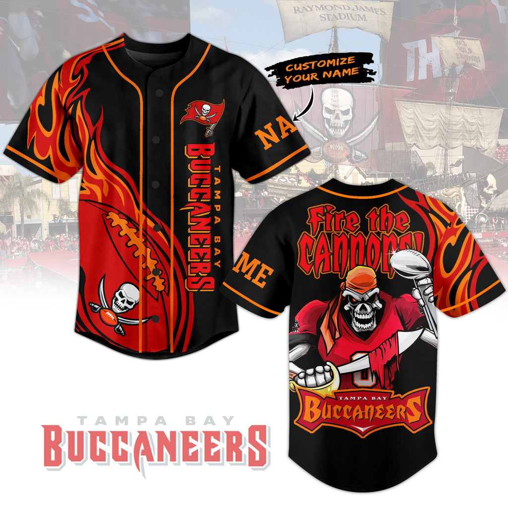 Custom Tampa Bay Buccaneers Sport Baseball Jersey Fast Shipping Worldwide