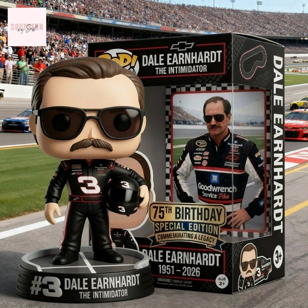 Dale Earnhardt The Intimidator 3 75th Birthday Pop Figure Doll