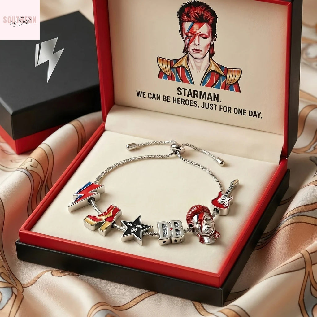 David Bowie Charm Bracelet