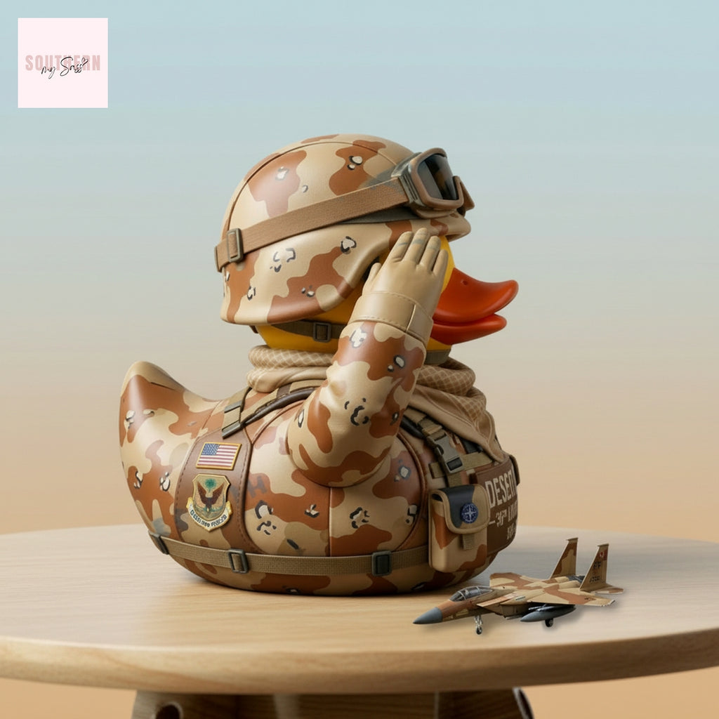 Desert 35th Anniversary 1991 Military Soldier Rubber Duck