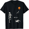Well Shit Skeleton Lost Balloon Pumpkin Dog Gothic Halloween (1)