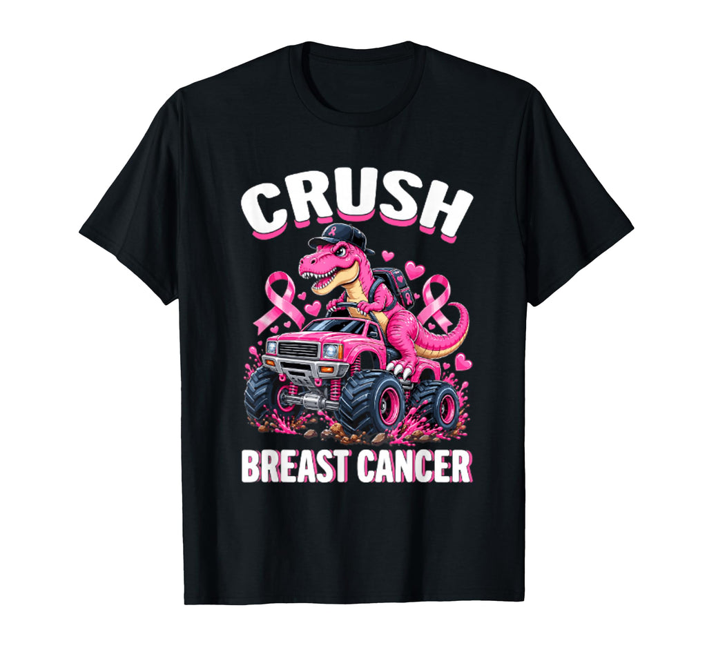 Crush Breast Cancer Awareness Truck Toddler Boy Unisex T-shirt, Sweatshirt, Hoodie (1)
