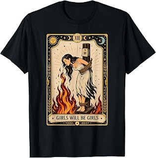 Girl Burn Witches Cigarette Lover Tarot Card Unisex T-shirt, Sweatshirt, Hoodie (1)