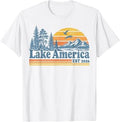 Retro Lake America Est 2026 Vintage Unisex T-shirt, Sweatshirt, Hoodie (1)