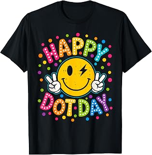 Happy Dot Day Colorful Polka Dot Teacher Teen Unisex T-shirt, Sweatshirt, Hoodie (1)