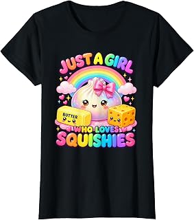 Girl Loves Squishies Kawaii Unisex T-shirt, Sweatshirt, Hoodie (1)