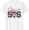 Soccer Sister Heart Big Sister Little Swing Unisex T-shirt, Sweatshirt, Hoodie (1)