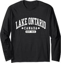 Lake Ontario Canada Vintage Est 1615 Canadian Pride Unisex T-shirt, Sweatshirt, Hoodie (1)