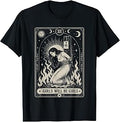Girl Witch Cigarette Burning Tarot Card Unisex T-shirt, Sweatshirt, Hoodie (1)