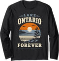Lake Ontario Forever Vintage Retro Lakes Unisex T-shirt, Sweatshirt, Hoodie (1)