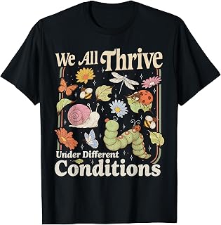 Thrive Under Different Conditions Autism Awareness Unisex T-shirt, Sweatshirt, Hoodie (1)