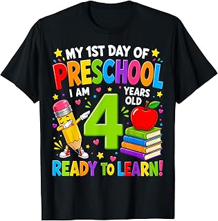 First Day Preschool 1st Day School Unisex T-shirt, Sweatshirt, Hoodie (1)