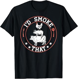 Chef Butcher Bbq Smoker I'D Smoke Barbecue Pitmaster Unisex T-shirt, Sweatshirt, Hoodie (1)