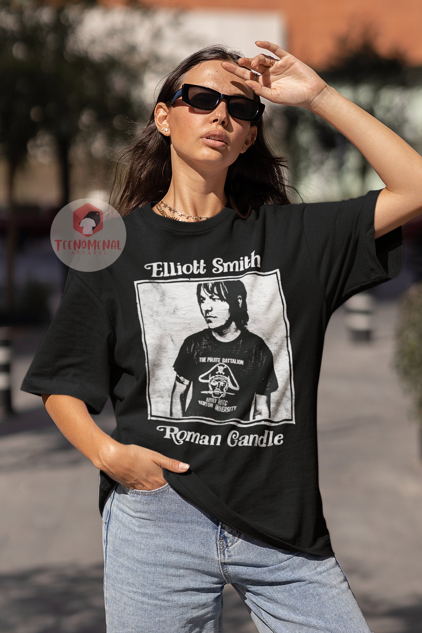 Elliott Smith Roman Candle Album Tee Indie Music Printed Music Poster (3)