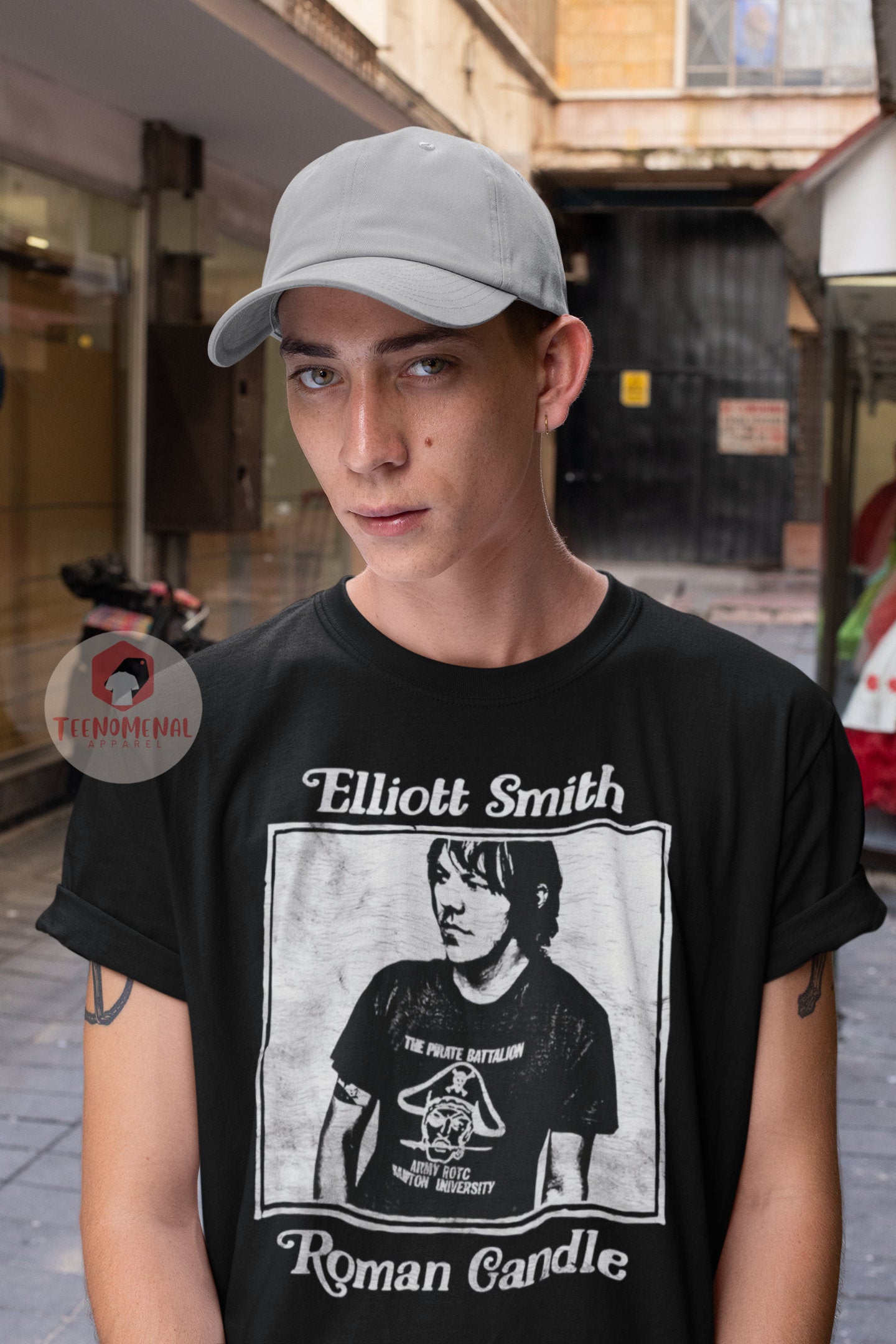 Elliott Smith Roman Candle Album Tee Indie Music Printed Music Poster (4)