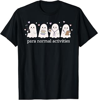 Ghost Para Normal Activities Sped Teachers Halloween Unisex T-shirt, Sweatshirt, Hoodie (1)